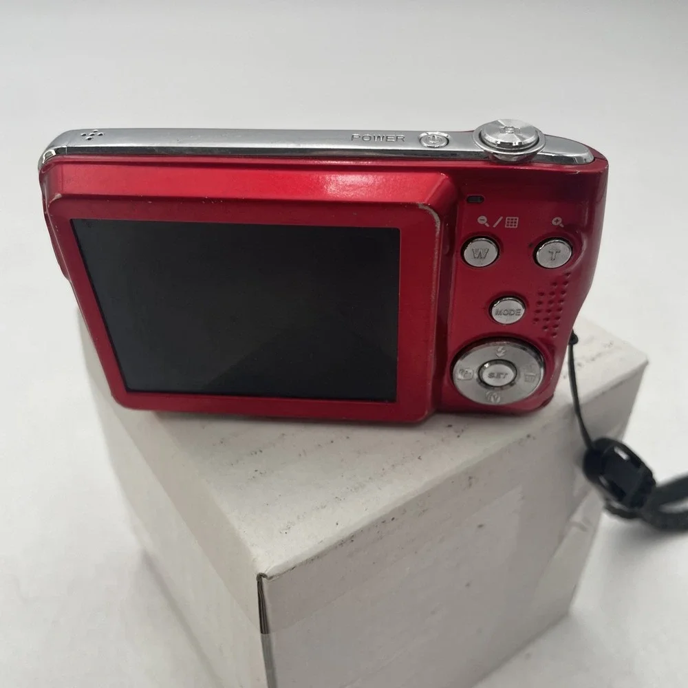 POLAROID IEX29 18MP 10X ZOOM DIGITAL CAMERA+New Battery+SD CARD RED+Case